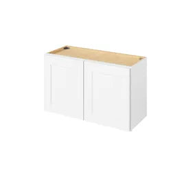 18" High Wall Cabinets - Shaker White