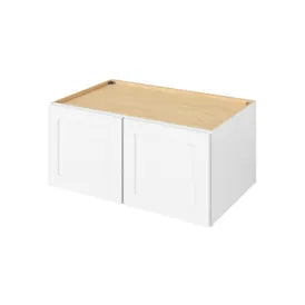 24" DEEP REFRIGERATOR WALL CABINETS - Shaker White