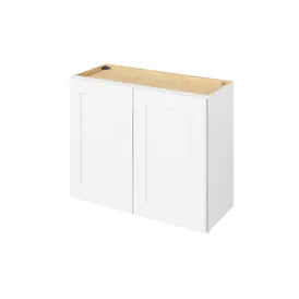 24" High Wall Cabinets - Shaker White