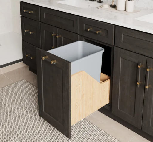 Trashcan Rollout for Door Mounting, With Trash Bin
