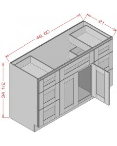 VANITY SINK & DRAWERS COMBO