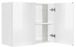 36" High WALL CABINETS - Glossy White