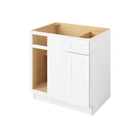 BLIND CORNER BASE CABINETS - Shaker White