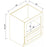 BASE MICROWAVE CABINET - Shaker Sage