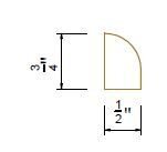 QUARTER ROUND MOLDING