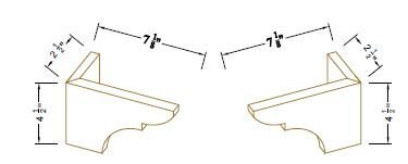 VANITY DECORATIVE LEGS