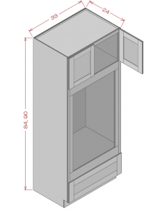 OVEN CABINETS - Shaker Espresso