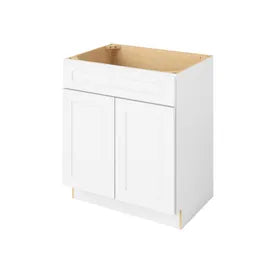 VANITY SINK BASES - Shaker White
