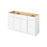 VANITY SINK & DOUBLE DRAWER BASE COMBO - Shaker White