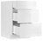 DRAWER BASE CABINETS- 3 DRAWERS - Glossy White