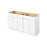 VANITY SINK & DRAWER BASE COMBO Double Sinks - Shaker White