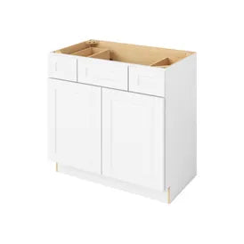 VANITY SINK COMBO BASES - Shaker White