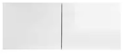 36" Wide WALL BRIDGE CABINETS - Glossy White