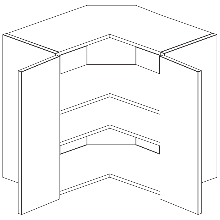 Wall Easy Reach CABINETS - Glossy White