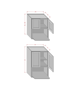 MICROWAVE WALL CABINET