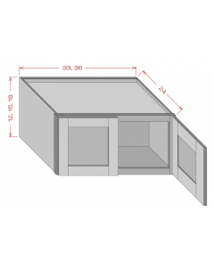 REFRIGERATOR WALL CABINETS - 24" DEEP